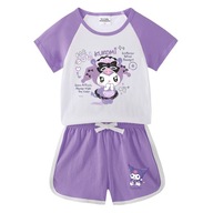 2 ks Baby Oblečenie Tričká Vintage Kuromi Kastronaut B457-123