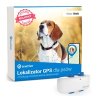 Tractive DOG 4 - obroża GPS dla psa z monitorowaniem zdrowia - kolor biały