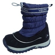 VIKING ciepłe buty zimowe śniegowce ocieplane z GORE-TEX 24 25 wysokie 16cm