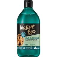 Nature Box For Men Walnut Oil 3in1 čistiaci šampón s receptúrou 3v1 pre v