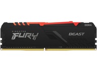 Pamięć RAM KINGSTON Fury Beast RGB 16GB 3200MHz