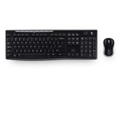 Logitech Wireless Combo MK270 klawiatura RF Wireless QWERTZ Czeski Czarny