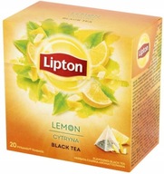 Herbata Lipton Czarna z Cytryną piramidka 20szt