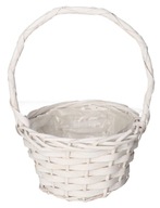 FONOTT KOSÁR FEHÉR KOSARAK VIRÁGSZÓRÓ KOSÁR