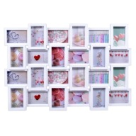 Fényképtartó 24 képhez Solano fehér