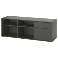IKEA VIHALS TV skrinka 146x37x50 cm tmavo šedá