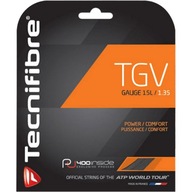 Tecnifibre TGV (12 m) Black Naciąg tenisowy