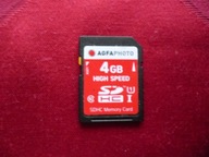Karta pamięci SDHC AGFAPHOTO 4 GB klasa 10