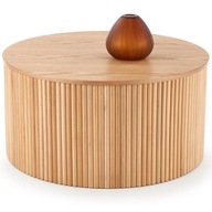 Okrągła ława do salonu biura drewniany stolik