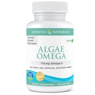 Nordic Naturals ALGAE vegánske Omega-3 715 mg 60 kapsúl
