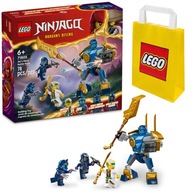 KLOCKI LEGO NINJAGO 71805 ZESTAW BITEWNY Z MECHEM JAYA FIGURKI + TORBA LEGO