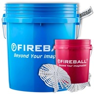 SADA VEDIER NA UMÝVANIE AUTA Fireball Wash 18L + Rinse 18L s oddeľovačmi