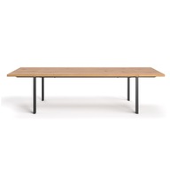 DSI-meble Podkrovný dubový stôl RAMME 180x80 s prístelkami 2x50 masívne drevo