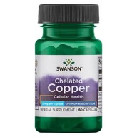 SWANSON Albion Chelated Copper Chelat miedzi 2mg