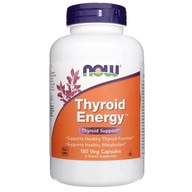 Now Foods Thyroid Energy Podporuje Štítna žľaza a Zdravý metabolizmus 180 kapsúl