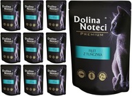 MOKRA KARMA DLA KOTA DOLINA NOTECI PREMIUM FILET TUŃCZYK ZESTAW 10x85g