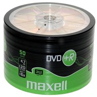 PŁYTY DVD+R 4,7 GB 16X MAXELL SP50 50 SZTUK JAKOŚĆ