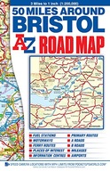 50 Miles around Bristol A-Z Road Map A-Z Maps