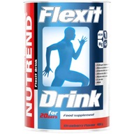 Nutrend Flexit Drink Truskawkowy Wapń Magnez MSM Witamina C B6 D 400 g