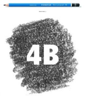 Ołówek Mars Lumograph, sześciokątny, 4B, Staedtler