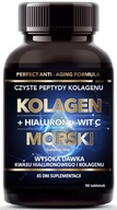 INTENSON KOLAGEN MORSKI HIALURON KWAS HIALURONOWY WITAMINA C 90 tabletek