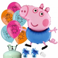 Héliumos partikészlet Peppa malac George