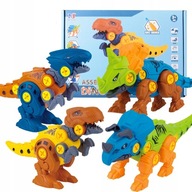Zeataw Dinosaurus Vzdelávacie Hračky Bloky Skrutkovač