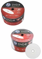 2× DVD HP DVD-R 4,7 GB 50 ks