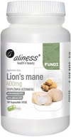 ALINESS Soplówka Jeżowata LION'S MANE 400MG 90 kaps. Koncentracja Pamięć