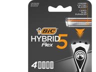 Bic System Wkłady do maszynki Hybrid Flex 5 Blister 1op.-4szt