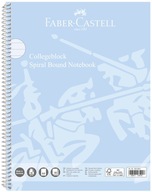 Kołonotatnik A4 Faber-Castell 80 k. w linię błękitny