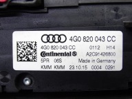 PANEL klími klimatizaci AUDI A6 C7 A7 4G LIFT 4G0820043CC