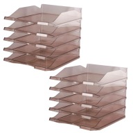 Polc Irattároló tálca A4 Füstszínű 10 db-os