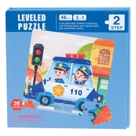 Puzzle Bino Súťaž 48 dielikov Magnetické puzzle 88132