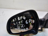 mirror left front AUDI A3 8P LIFT LY9B 6PIN UK