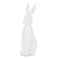 Ozdobna Figurka Królik Wielkanocny biały 33x12x16