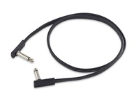 Plochý čierny AA patch kábel ROCKBOARD (80 cm)