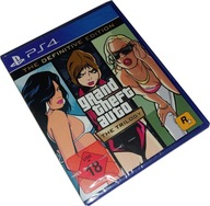 GTA GRAND THEFT AUTO TRILOGY DEFINITIVE EDITION / 3 GRY / NOWA / PL / PS4