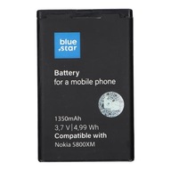 Bateria do Nokia 5800 XM/C3-00/N900/X6/5230/Lumia 520/525 1350 mAh Li-Ion B