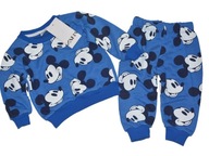 Piękny komplet dres 92 24 mies joggersy Mickey Mouse ZARA bawełna