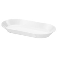 POLOMÁČKA BIELA IKEA 365+ ELEGANTNÁ ŠTÝLOVÁ 24x13 cm PORCELÁN