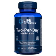 Life Extension Two-Per-Day Multivitamín 60 tabs