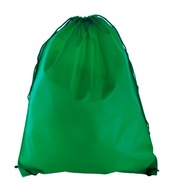 Školský vak klzký polyester zelený