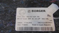 side upholstery boot right rear part SKODA OCTAVIA III 13-20R