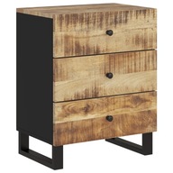 vidaXL Nočný stolík, 50x33x62 cm, masívne mangovníkové drevo