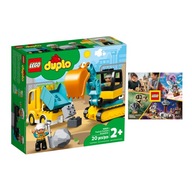 LEGO DUPLO č. 10931 - Nákladné auto a pásové rýpadlo + KATALÓG LEGO 2024