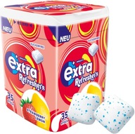Extra guma Gumy do żucia Owocowe Mix Truskawka Cytryna Bez Cukru 100g