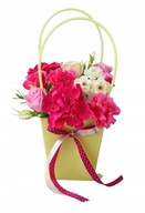 SZAPPAN VIRÁGOK KÉZITÁSKA VIRÁGDOBOZ CSOKOR AJÁNDÉK SZÜLETÉSNAP ANYÁK NAPJA