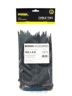 Káblové pásky Bosma 4,8 x 160 mm čierne 100 ks
