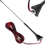 AUTÓS TETŐANTENNA BAT 40CM ÁRBOC ERŐSÍTŐVEL UNIVERZÁLIS